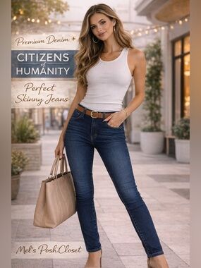 Citizens Of Humanity Deep Indigo High-Rise Skinny Jeans